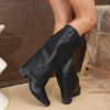 Retro Rivet High Top Western Cowboy Boot