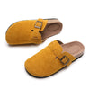 Casual Buckle Semi Slippers