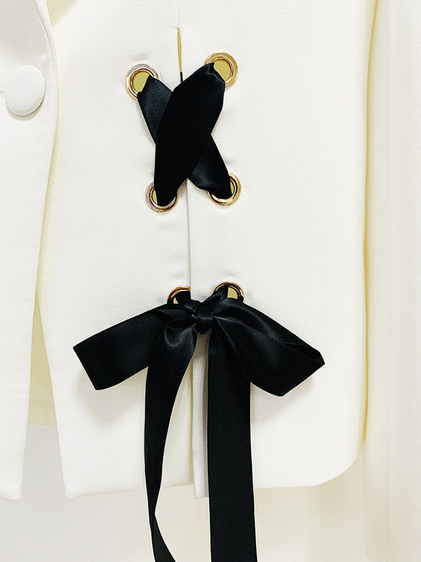 Star Ribbon Tie Blazer & Pants
