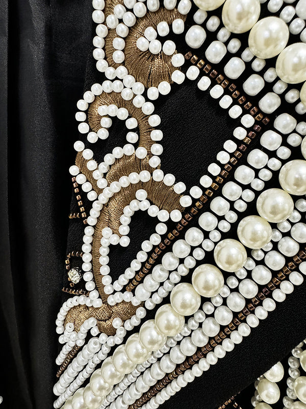 Beads & Rhinestones Short Jacket