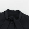 Bow Tie Long Sleeve Top & Skirt