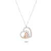 Heart Shape Necklace with Diamond