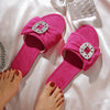 Rhinestone Buckle Sandals