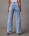 Cocoa Yacht Club Loose Stitch Wide Leg Jeans