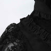 Dark Palace Lace Stitch Shirt