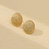 Frosted Arc Ear Studs