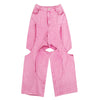 Hollow Out Barbie Pink Denim Pants