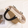 Wooden Portable Hat Straw Bag