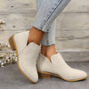 British Chunky Heel Ankle Boots