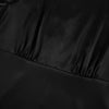 Cocoa Yacht Club Black Matte Satin Dress