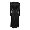 Cocoa Yacht Club Black Matte Satin Dress