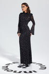 The Rhinestone Arrival Black Dress