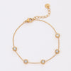 Channel Set Crystal Bracelet