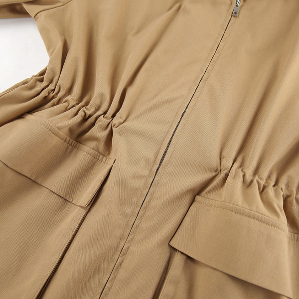 Leather Loose Trench