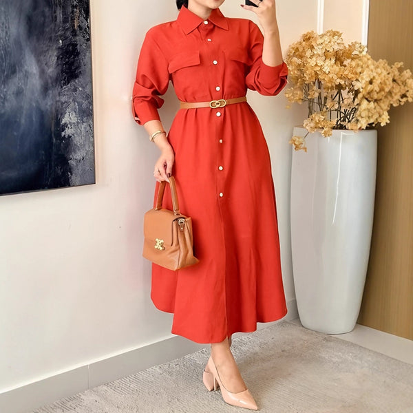 Solid Maxi Dress