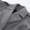 Casual Laid Back All Match Mid Length Wool Blazer