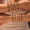 Classic Loving Heart Geometric Abstract Rhinestone Tassel Jewelry