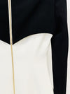 Black & White Contrast Slim Dress