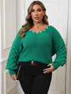 Pineapple Beaded Pearl Top