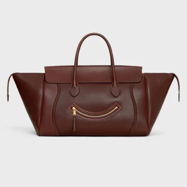 Soft Leather Office Tote