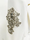 Beaded Diamond Blazer & Wide Leg Pants