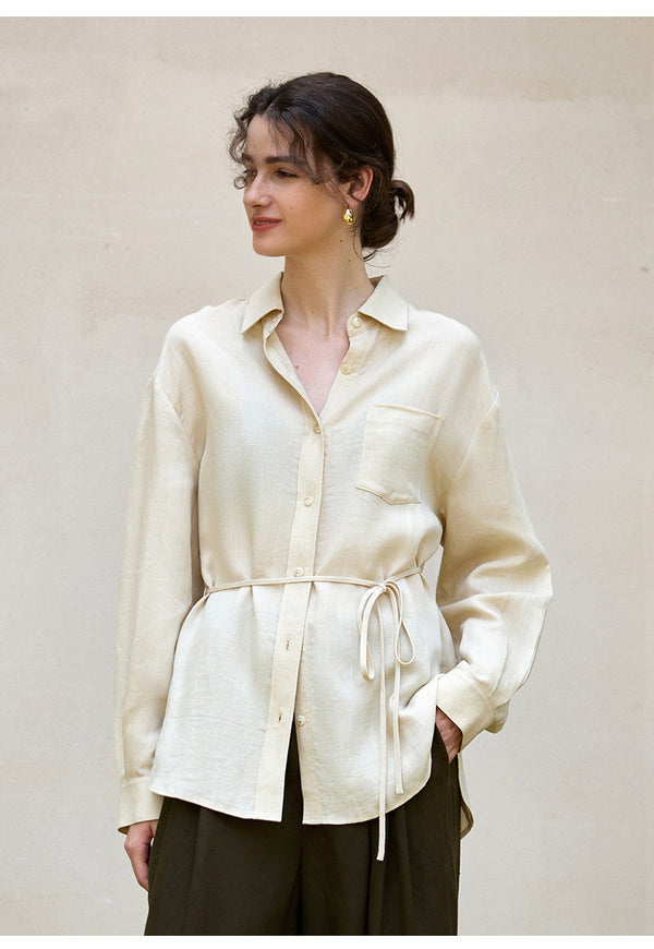 Tencel Linen Natural Texture Shacket