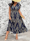 Summer Striped Maxi Dress