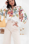 Autumn Flower Casual Shirt