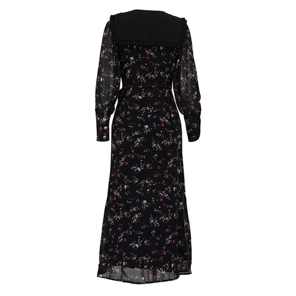 Ruffled Retro French Dress