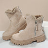 Velvet Thermal Faux Shearling Boots