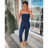 Backless Loose Casual Jumpsuit