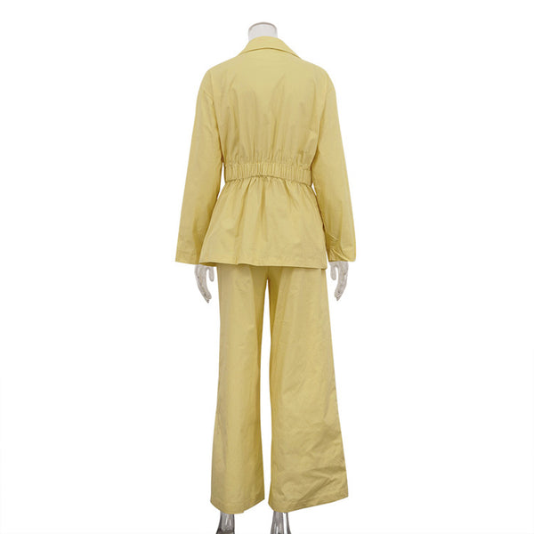 Top Wide Leg Pants Suit