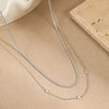 Twin Channel Set Non Fade French Exquisite Necklace