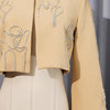 Diamond Inlaid High Waist Slimming Wide Leg Pants
