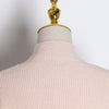 Classic Bowknot Turtleneck Apricot Pullover Knitted Sweater