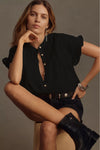 Linen Pleated Shirt
