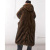 Chocolate Hooded Trench Coat