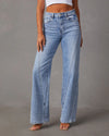 Cocoa Yacht Club Loose Stitch Wide Leg Jeans