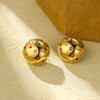 Silver & Gold Multi Crystal Earrings