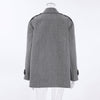 Casual Laid Back All Match Mid Length Wool Blazer