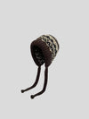 Retro Diamond Lattice Knitted Earmuff Hat