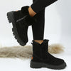 Velvet Thermal Faux Shearling Boots