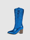 Metallic Western Boots