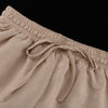 Casual Ruffled V Neck Lace Up Top & Loose Wide Leg Pants