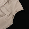 Sleeveless Short Vest Top & Wide Leg Pants