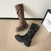 Platform Long Boots