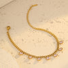 Classic Loving Heart Geometric Abstract Rhinestone Tassel Jewelry