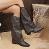 Retro Rivet High Top Western Cowboy Boot