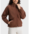 Woven Windproof Rain Proof Hooded Jacket