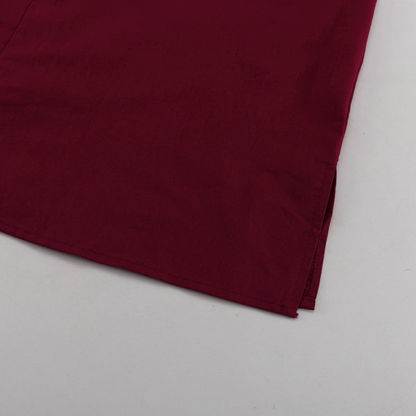 Casual Maroon Loose Top & Pants